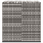 Szürke polyrattan kerti párnatartó doboz 100 x 97,5 x 104 cm 3