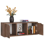 Füstös tölgy színű szerelt fa TV-szekrény 88,5 x 27,5 x 30,5 cm 5