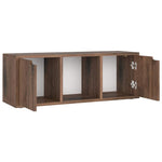 Füstös tölgy színű szerelt fa TV-szekrény 88,5 x 27,5 x 30,5 cm 6