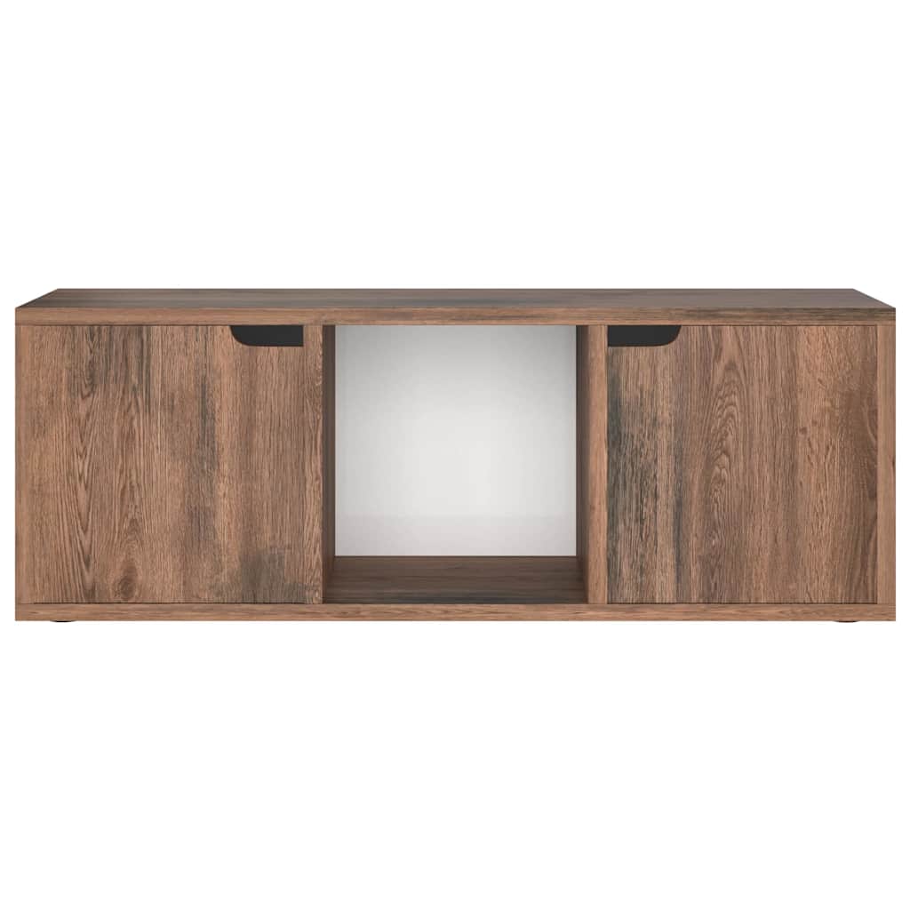 Füstös tölgy színű szerelt fa TV-szekrény 88,5 x 27,5 x 30,5 cm 7