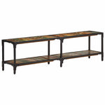 Tömör újrahasznosított fa TV-szekrény 150x30x41 cm 2