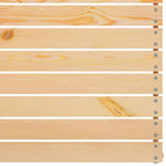 4 részes tömör fenyőfa kerti ülőgarnitúra 6
