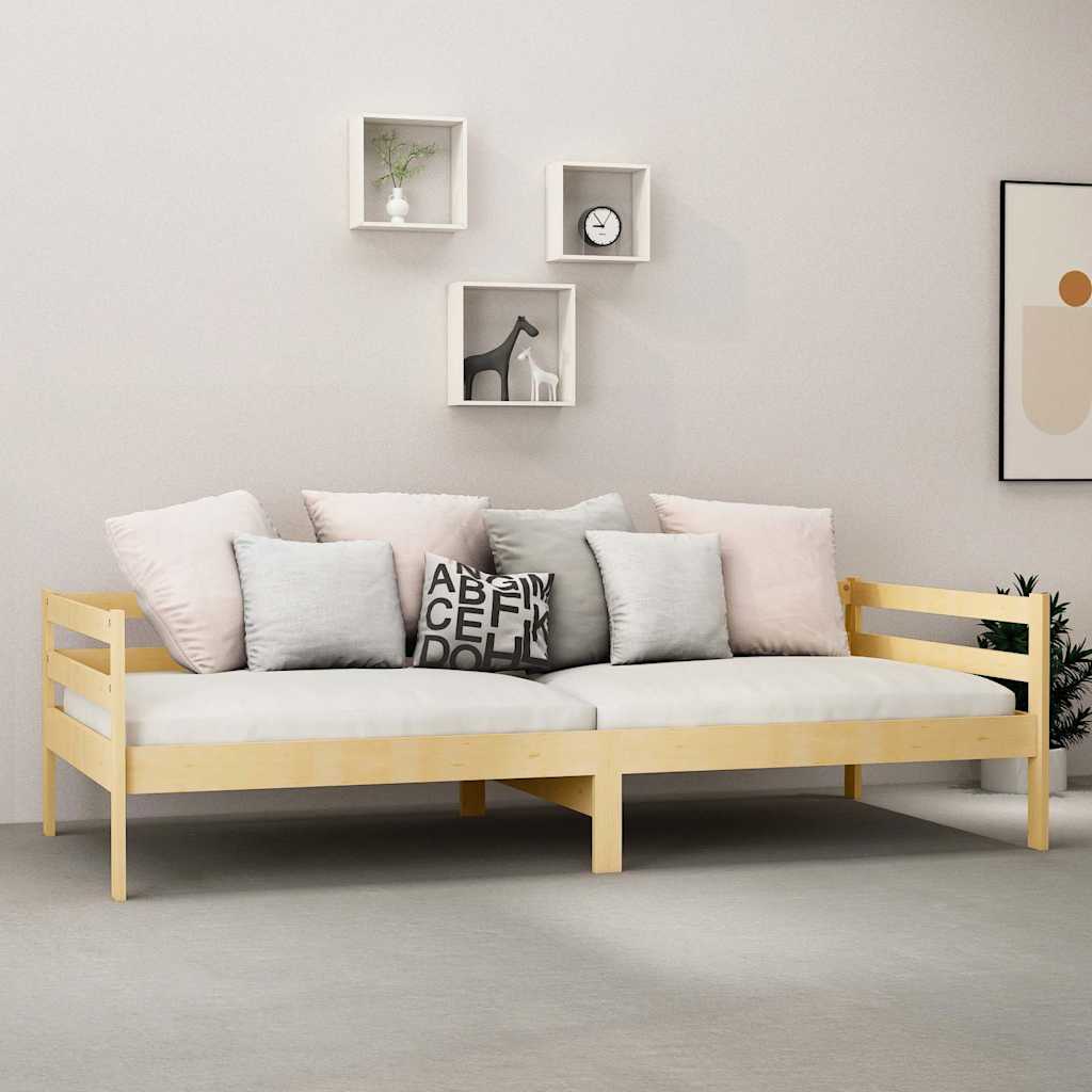 Tömör fenyőfa dívány matraccal 90 x 200 cm 3