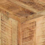 Tömör mangófa TV-szekrény 110 x 30 x 40 cm 4