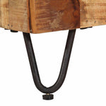 Tömör mangófa TV-szekrény 110 x 30 x 40 cm 5