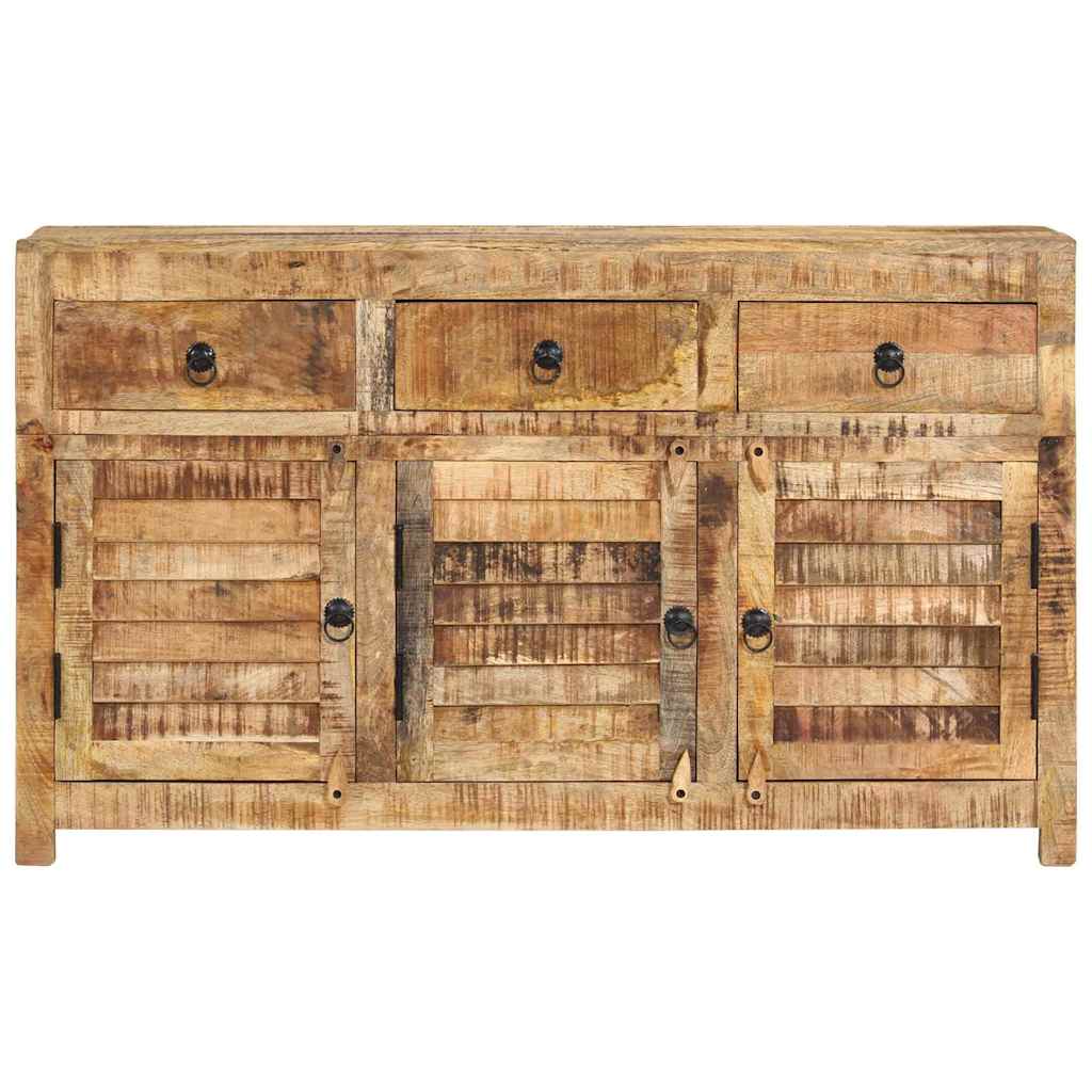 Tömör mangófa tálalószekrény 110 x 30 x 65 cm 3