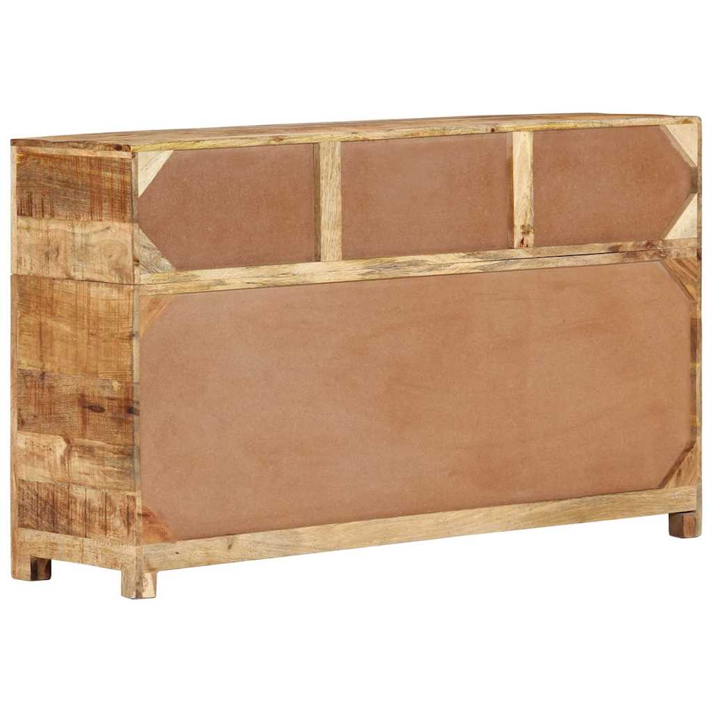 Tömör mangófa tálalószekrény 110 x 30 x 65 cm 5