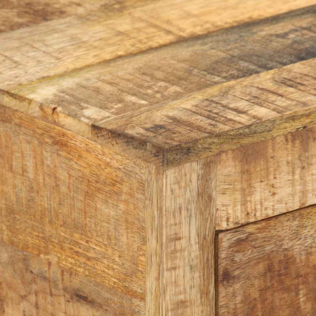 Tömör mangófa tálalószekrény 110 x 30 x 65 cm 6