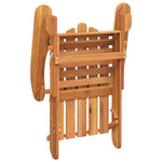 Tömör akácfa kerti adirondack szék 3