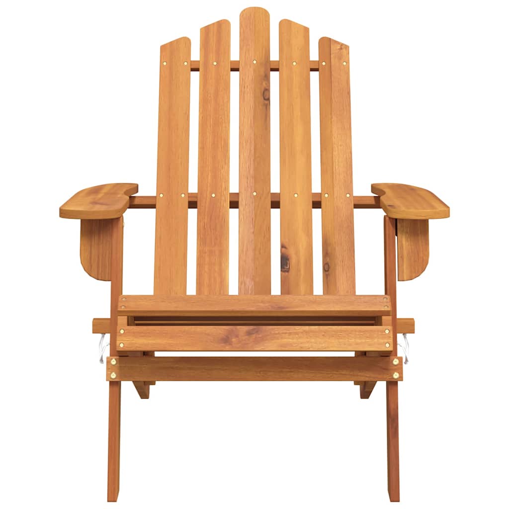 Tömör akácfa kerti adirondack szék 4