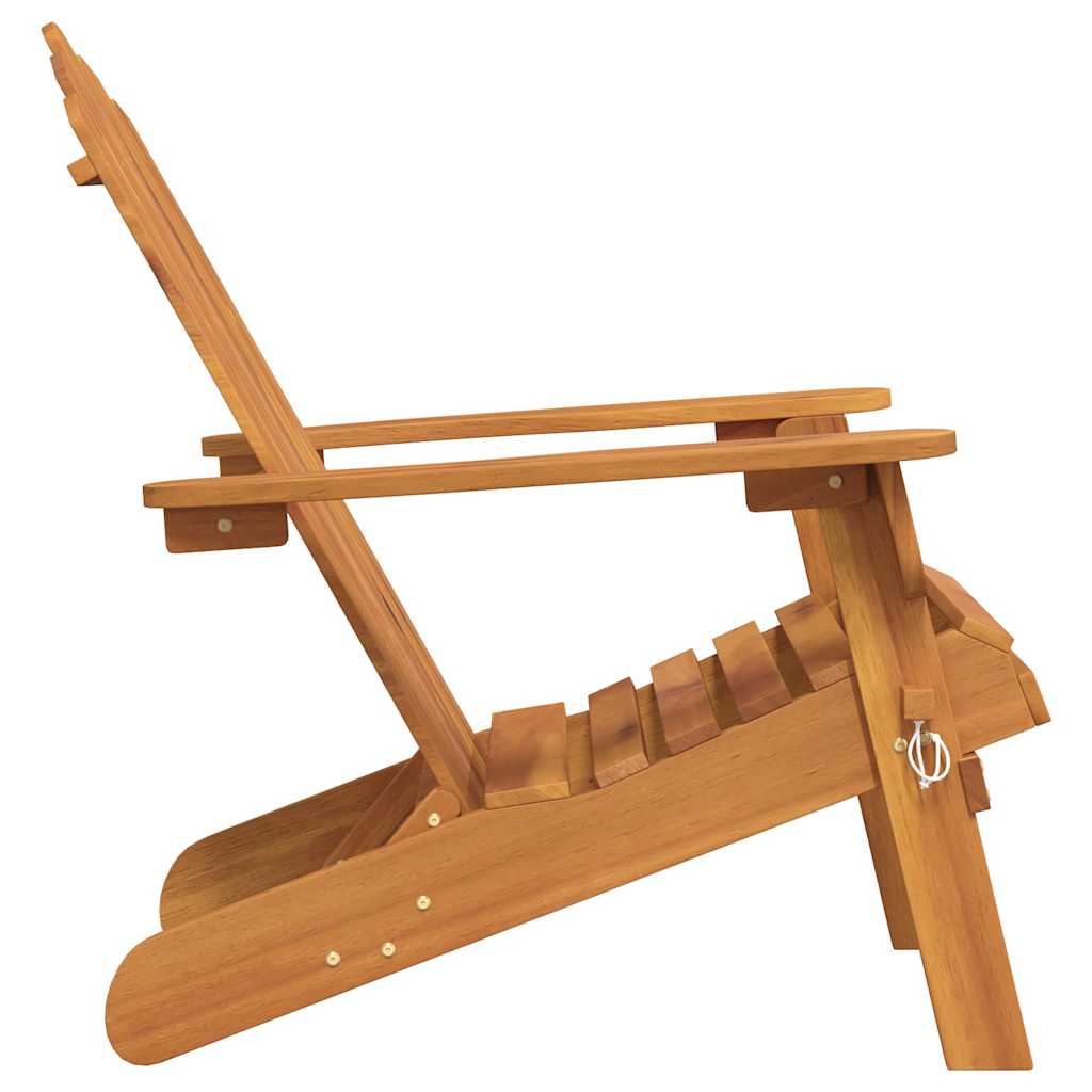 Tömör akácfa kerti adirondack szék 5