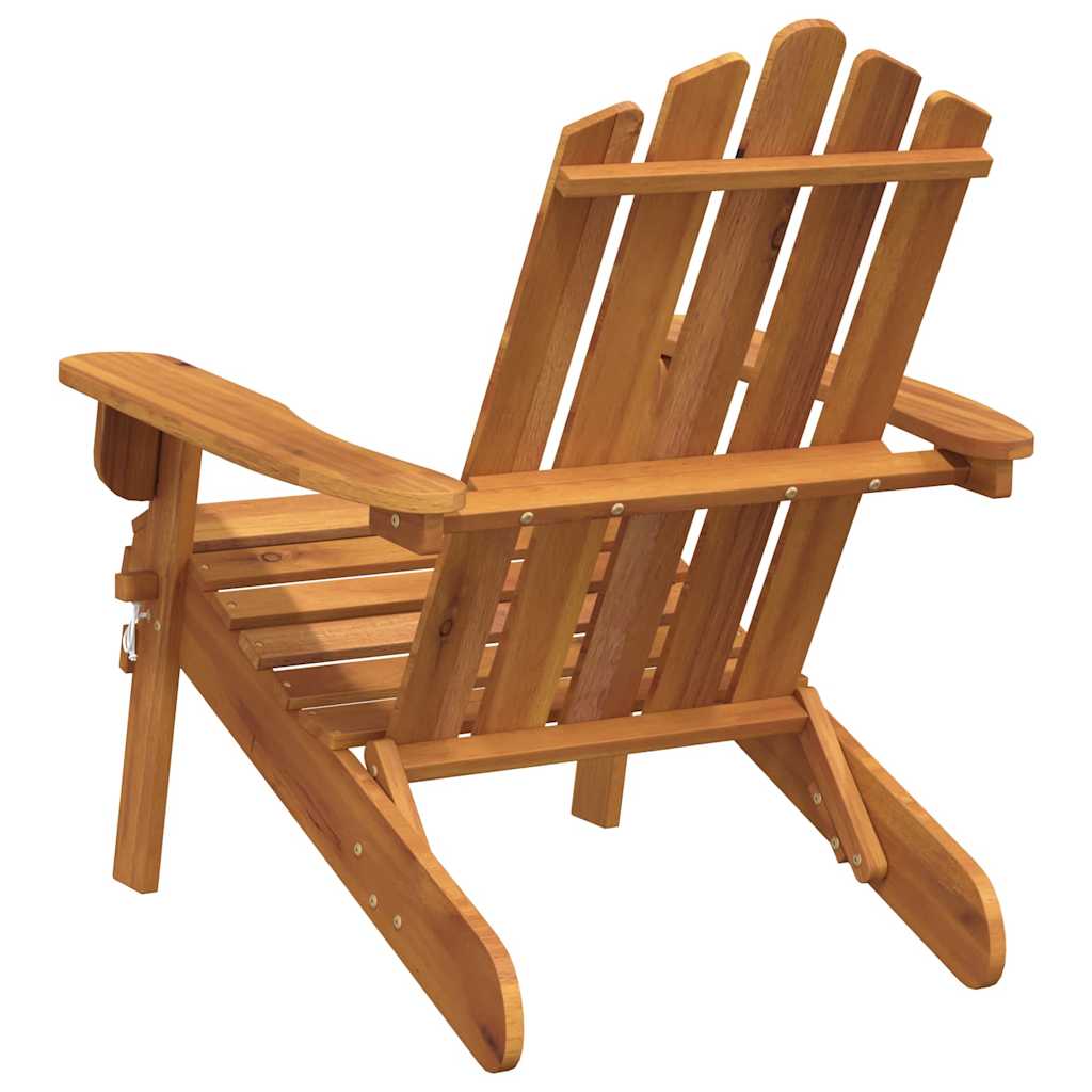 Tömör akácfa kerti adirondack szék 6