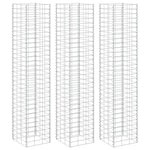 3 db vas gabion magaságyás 30 x 30 x 200 cm