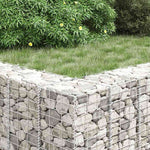 3 db vas gabion magaságyás 30 x 30 x 200 cm 4