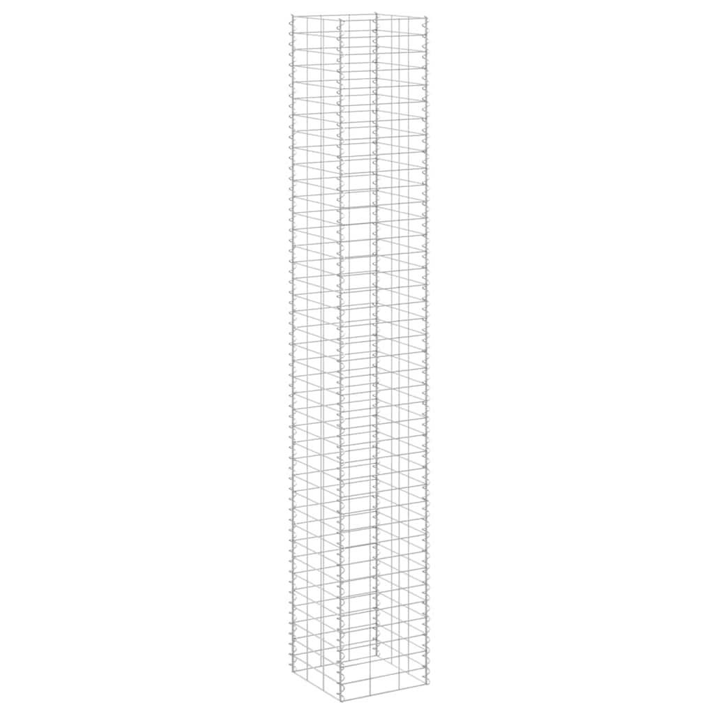3 db vas gabion magaságyás 30 x 30 x 200 cm 6