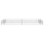 Horganyzott acél gabion magaságyás 200 x 100 x 20 cm 5