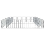 Horganyzott acél gabion magaságyás 200 x 100 x 20 cm 6
