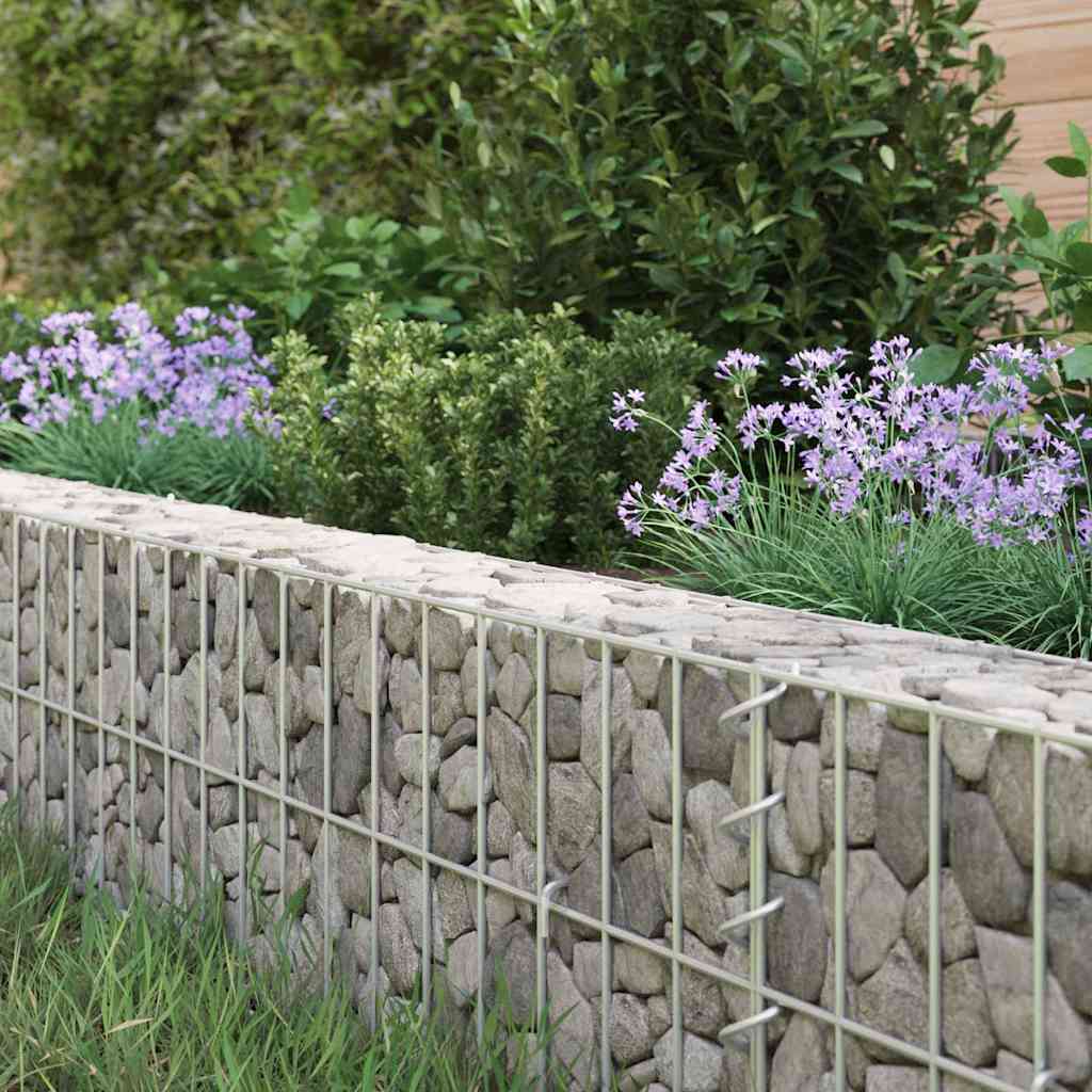Horganyzott acél gabion magaságyás 400 x 100 x 20 cm 3