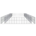 Horganyzott acél gabion magaságyás 400 x 100 x 20 cm 6