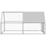 Kültéri horganyzott acél tyúkól 2 x 4 x 2 m 3