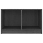 Szürke tömör fenyőfa TV-szekrény 70 x 33 x 42 cm 5