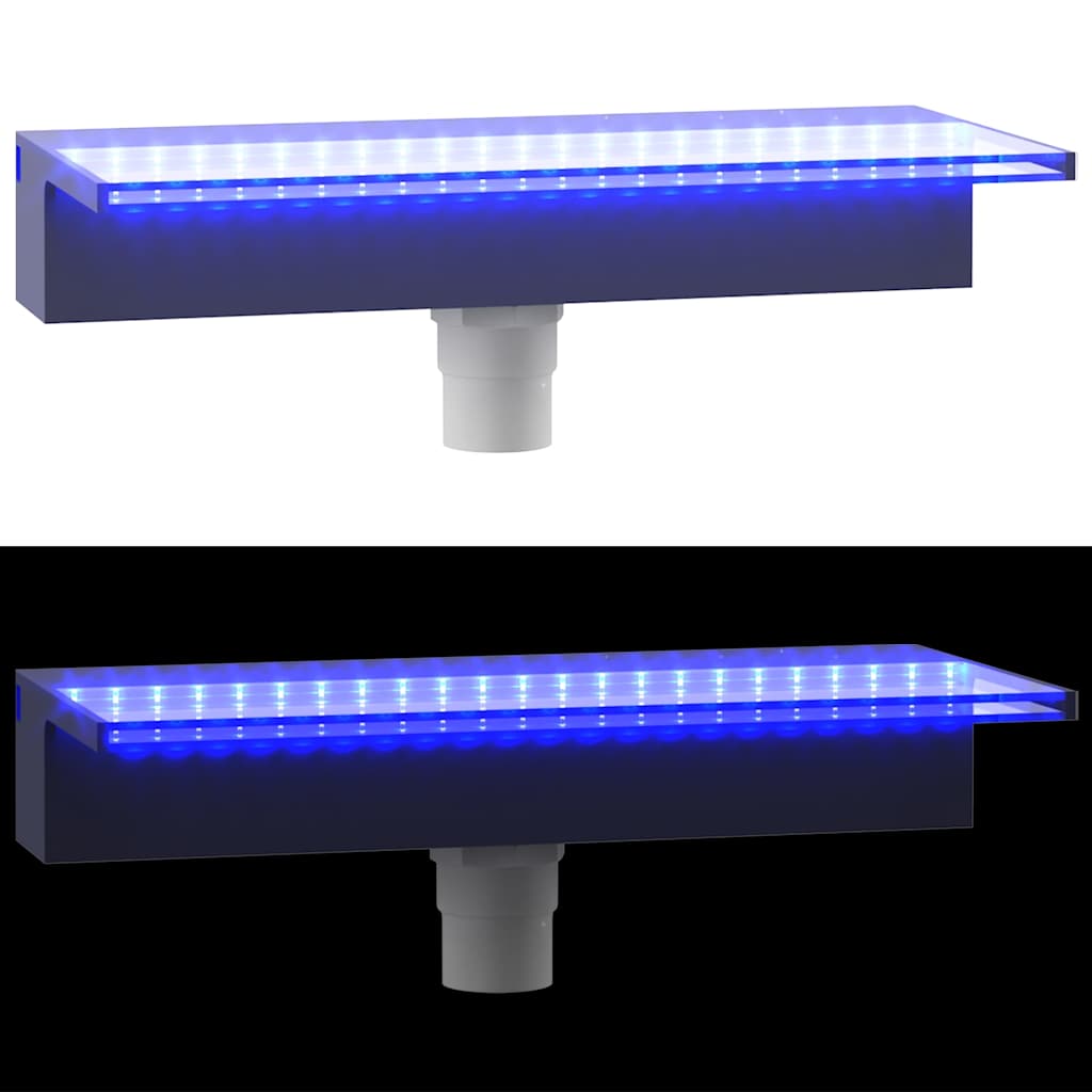 Akril vízeséskifolyó RGB LED-ekkel 45 cm 9