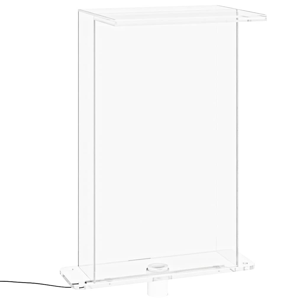 Akril medenceszökőkút RGB LED-ekkel 51 cm 7