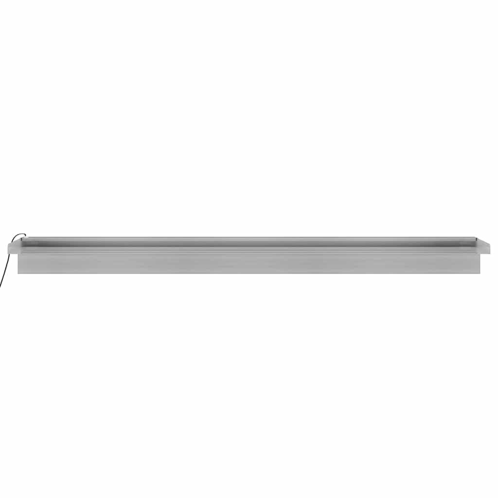 Rozsdamentes acél vízeséskifolyó RGB LED-ekkel 108 cm 8
