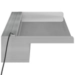Rozsdamentes acél vízeséskifolyó RGB LED-ekkel 108 cm 9