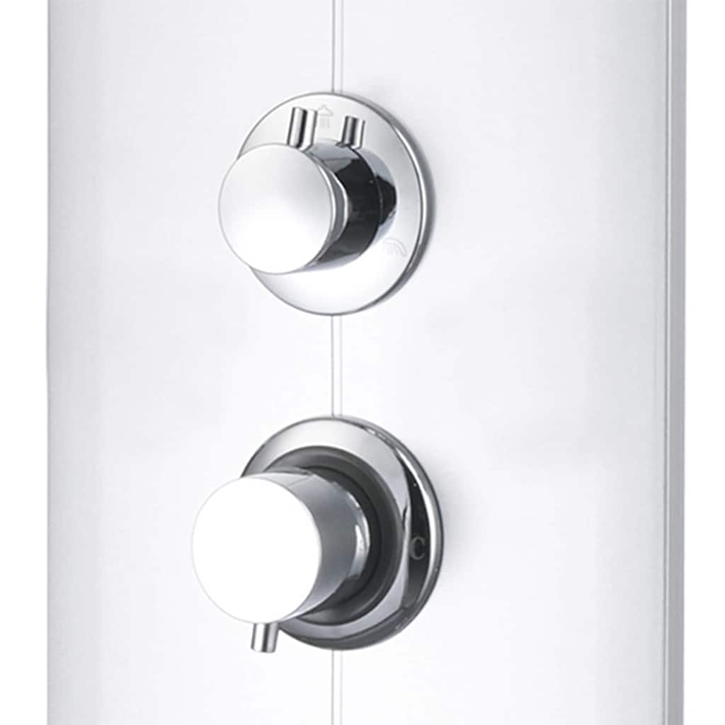 Ezüstszínű zuhanypanel 25 x 43 x 110 cm 7