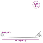 Takaróponyva 650 g/m² 3,5 x 5 m 6
