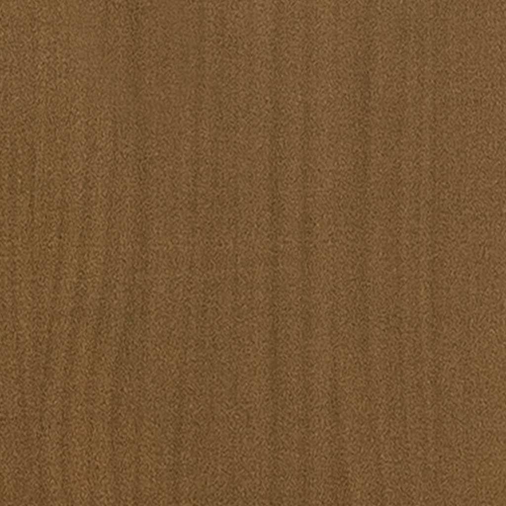 Mézbarna tömör fenyőfa könyvszekrény/térelválasztó 60x35x167cm 7