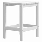 Fehér HDPE kerti adirondack asztal 38 x 38 x 46 cm 2