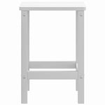 Fehér HDPE kerti adirondack asztal 38 x 38 x 46 cm 4