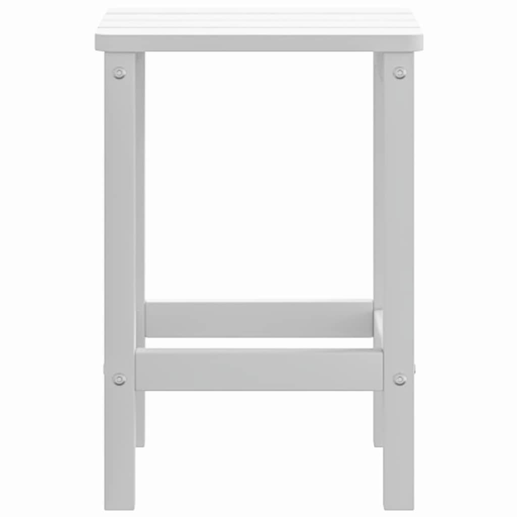 Fehér HDPE kerti adirondack asztal 38 x 38 x 46 cm 4