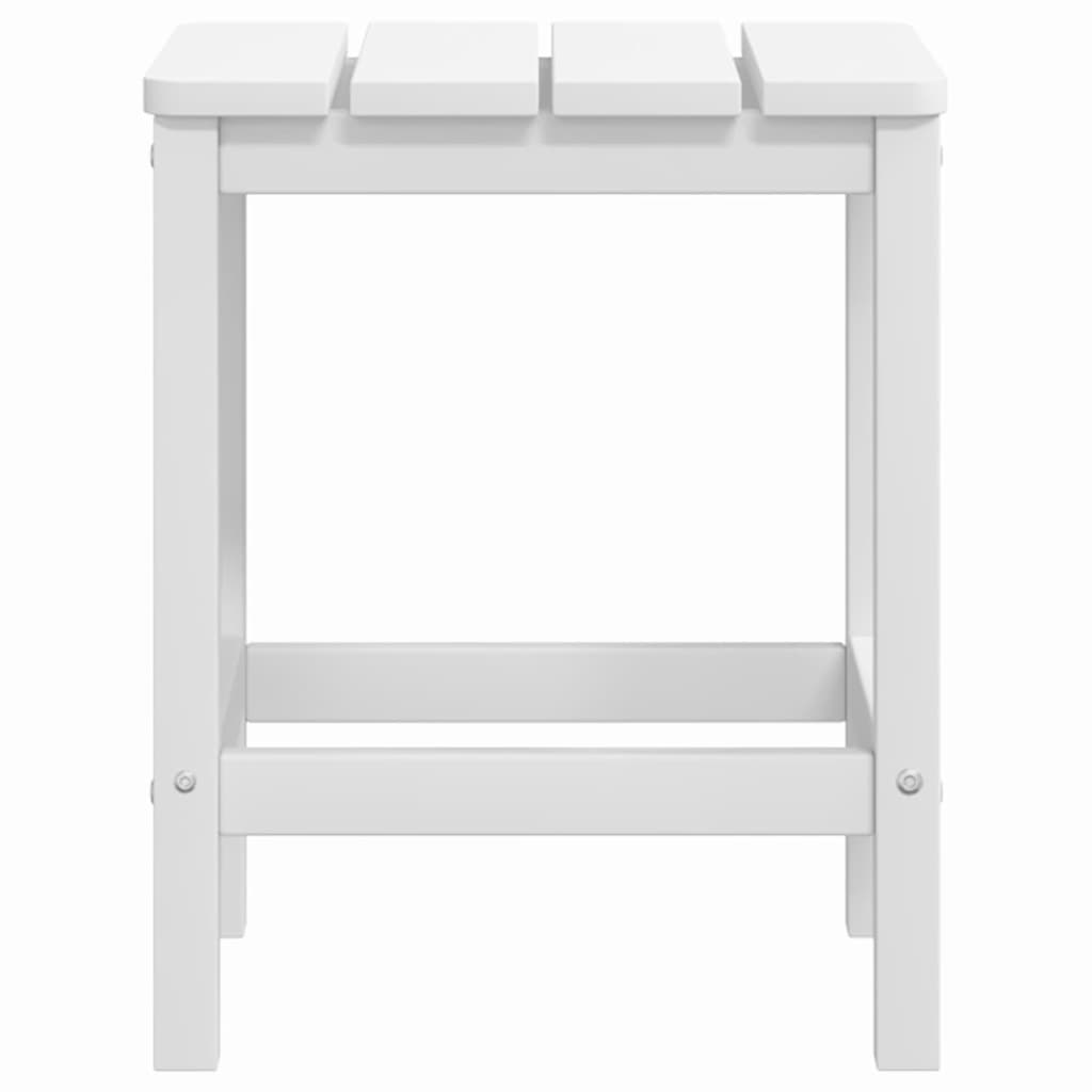 Fehér HDPE kerti adirondack asztal 38 x 38 x 46 cm 5