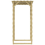 Impregnált fenyőfa pergola tetővel 100 x 90 x 200 cm 5