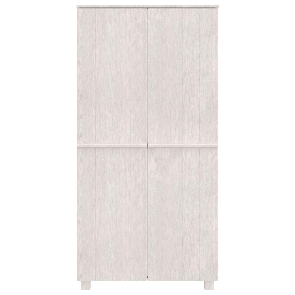 HAMAR fehér tömör fenyőfa gardrób 89 x 50 x 180 cm 3