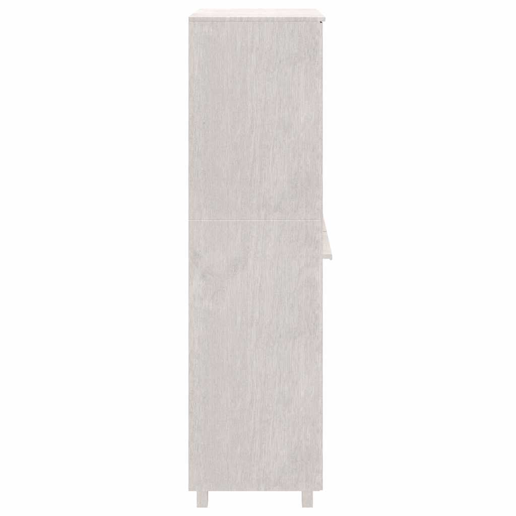 HAMAR fehér tömör fenyőfa gardrób 89 x 50 x 180 cm 5