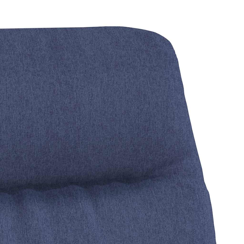 Kék szövet pihenőfotel 6