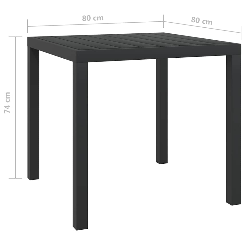3 részes szürke polyrattan kerti étkezőgarnitúra párnákkal 12