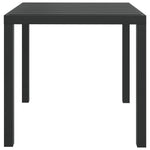 3 részes szürke polyrattan kerti étkezőgarnitúra párnákkal 8