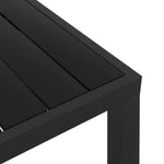 3 részes szürke polyrattan kerti étkezőgarnitúra párnákkal 10