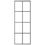 Fekete ESG üveg és alumínium tolóajtó 76 x 205 cm 3