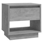 2 db betonszürke szerelt fa éjjeliszekrény 45x34x44 cm 5