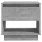 2 db betonszürke szerelt fa éjjeliszekrény 45x34x44 cm 7