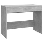 Betonszürke szerelt fa íróasztal 101x50x76,5 cm 2