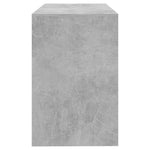 Betonszürke szerelt fa íróasztal 101x50x76,5 cm 6