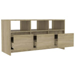 Sonoma tölgy színű szerelt fa TV-szekrény 102x37,5x52,5 cm 5