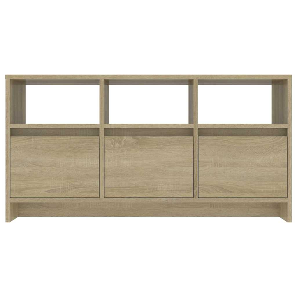 Sonoma tölgy színű szerelt fa TV-szekrény 102x37,5x52,5 cm 6